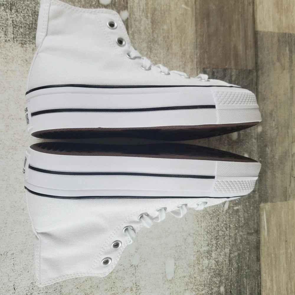 Converse Chuck Taylor All Star Lift Womens Shoes Sz 5 White High Top Platform